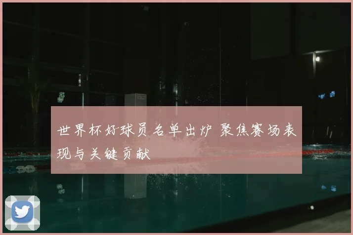 世界杯好球员名单出炉 聚焦赛场表现与关键贡献
